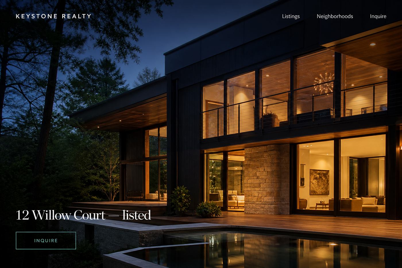 Keystone Realty — custom Real estate website